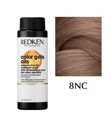 Tinte para el cabello Redken Color Gels Aceites, 8NC