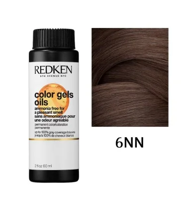 Hair dye Redken Color Gels Oils, 6NN