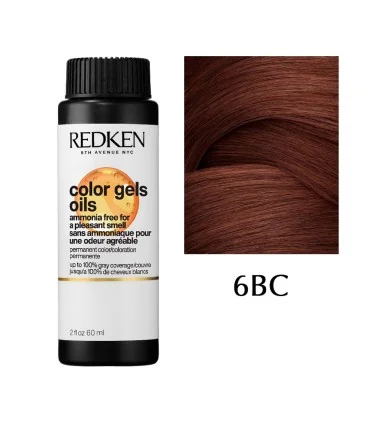 Tinte para el cabello Redken Color Gels Aceites, 6BC