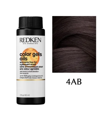 Tinte para el cabello Redken Color Gels Aceites, 4AB