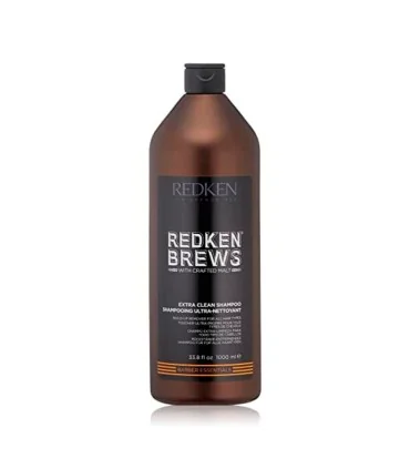 Champú para hombre Redken Brews Extra Clean, 1000ml