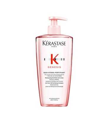 Kerastase Genesis Hydra-Fortifiant champú contra la caída y fragilidad del cabello fino y normal, 500ml