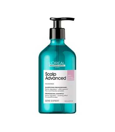 Champú antimolestias avanzado para cuero cabelludo sensible de L'Oréal Scalp 500 ml