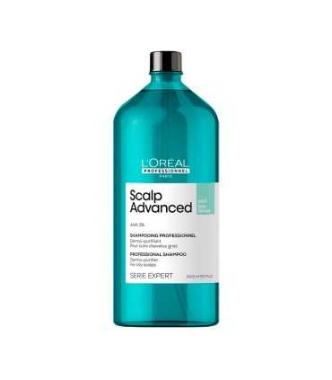 Shampooing Scalp Advanced Oiliness de L'Oréal Professionnel pour cuir chevelu gras 1500ml