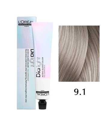 L'Oreal Professionnel Dia Light Tintura per capelli, Colore: 9.1 - Frassino Milkshake.