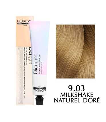 L'Oreal Professionnel Dia Light Hair Dye, Color: 9.03 - Milkshake Gold