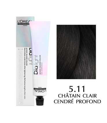 L'Oreal Professionnel Dia Light Hair Dye, Color: 5.11 - light deep ash brown