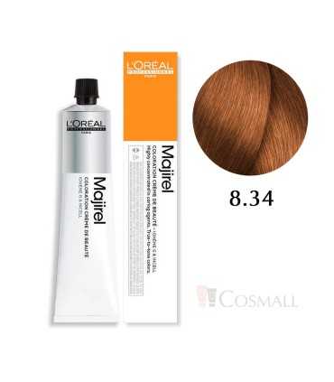 L'Oreal Professionnel Majirel Tintura per capelli, Colore: 8.34