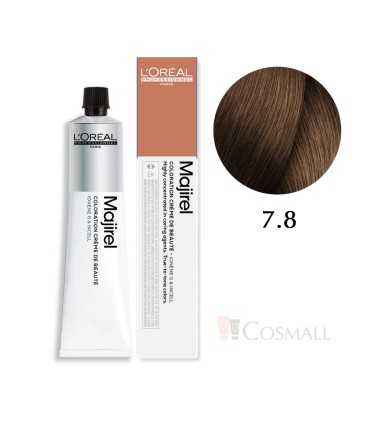 L'Oreal Professionnel Majirel Tintura per capelli, Colore: 7.8